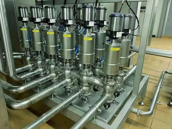 Válvulas sanitárias compatíveis com CIP/SIP garantem processamento de fluidos de alta pureza Válvulas sanitárias compatíveis com CIP/SIP garantem processamento de fluidos de alta pureza