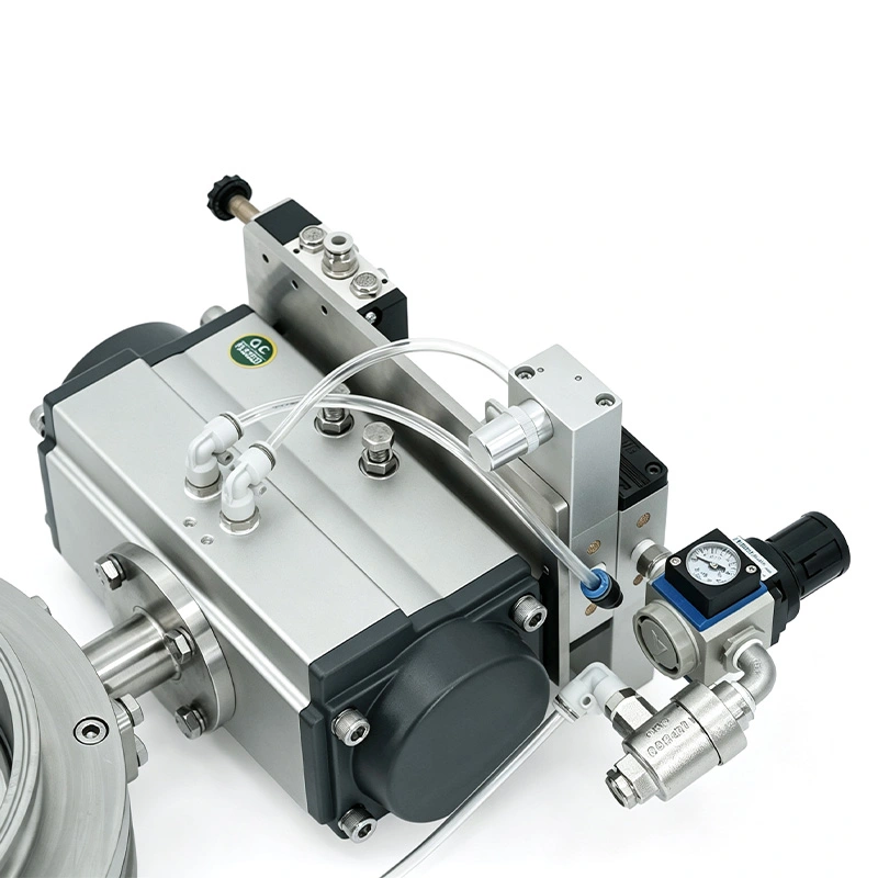 Sanitary Eccentric Butterfly Valve With Retractable Seat